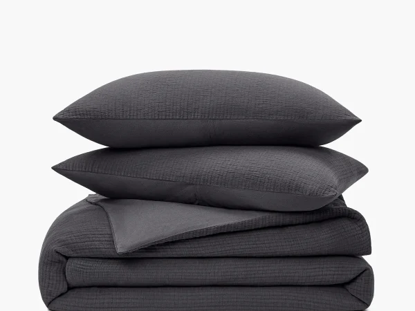 Organic Crinkle Matelasse Duvet Set