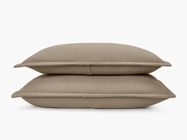 Organic Matelasse Sham Set