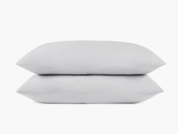 Organic Crinkle Matelasse Sham Set